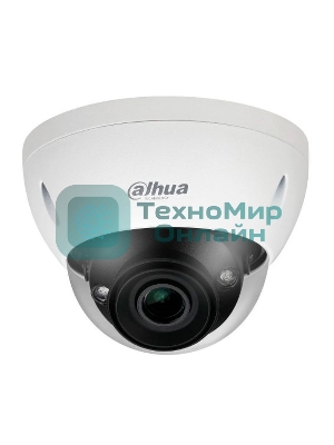 Уличная купольная IP-видеокамера Dahua с ИИ4Мп; 1/1.8” CMOS; моторизованный объектив 2.7~12мм; механический ИК-фильтр; WDR(140дБ); чувствительность 0.0007лк@F1.8; сжатие: H.265+, H.265, H.264+, H.264