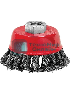 Щетка Matrix для УШМ, 75 мм, М14, 