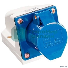 Розетка ОП 16А 220В 2P+PЕ ССИ-113 IP44 IEK PSR11-016-3