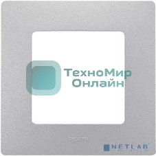 Рамка 1 пост, алюм. ETIKA