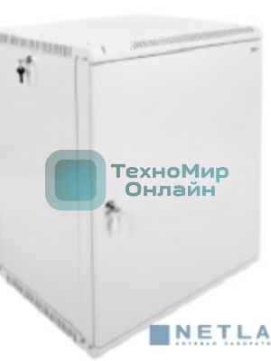 Шкаф телекоммуникационный настенный разборный 15U (600х520) дверь металл, ШРН-Э-15.500.1