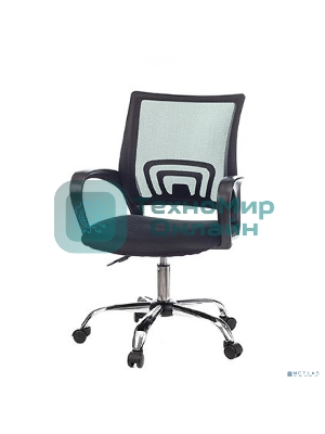 Кресло Бюрократ CH-695NLTSL черный, сетка/ткань, 120 кг, механизм качания