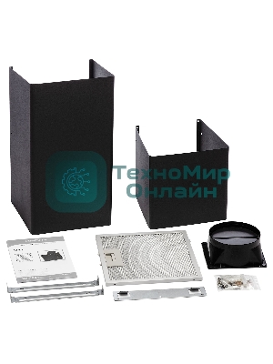 Вытяжка наклонная KRONA Liva 600 S черный, 60 см, 715 куб. м/ч, 52 дБ