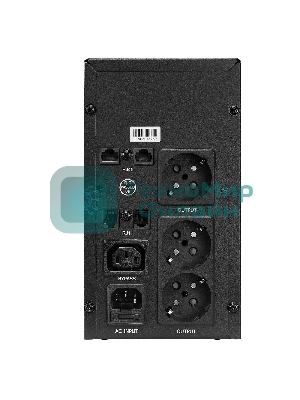 Источник бесперебойного питания CROWN ИБП CMU-SP800EURO 800VA, металл,1x12V/9AH, розетки 3*EURO+1*IEC bybas CM000001492