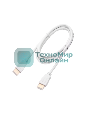 Кабель Rexant HDMI - HDMI 1.4, 2 м Gold белый