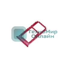 Лоток для SIM-карты Xiaomi Redmi Note 6 красный