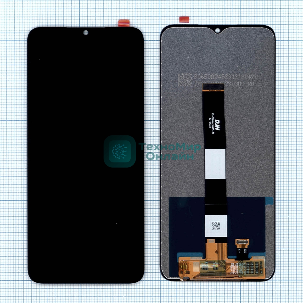 Дисплей для Xiaomi Redmi 9A, Redmi 9C, Redmi 10A (copy) черный