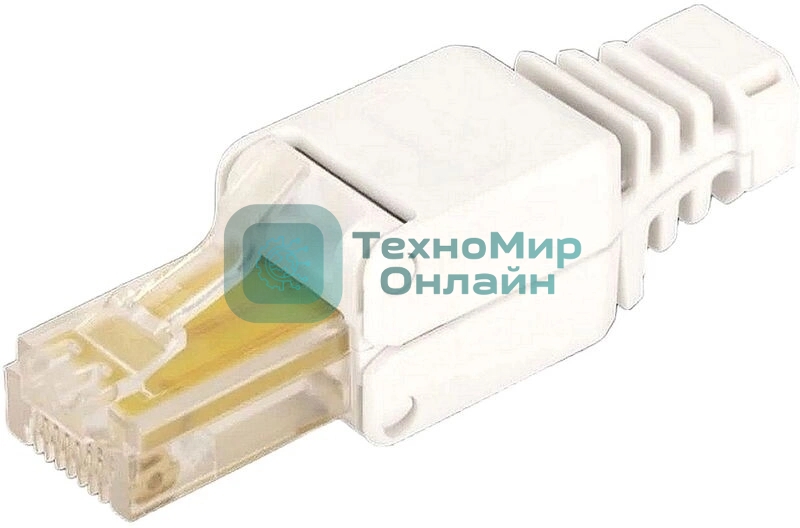 Коннектор Lanmaster полевой (LAN-TMP-S5E) FTP кат.5E RJ45 белый (упак.:1шт)