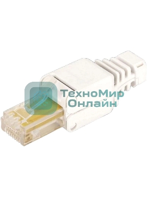 Коннектор Lanmaster полевой (LAN-TMP-S5E) FTP кат.5E RJ45 белый (упак.:1шт)