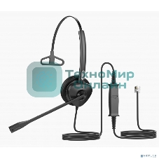 Гарнитура Fanvil HT301 чёрный, проводная, RJ-9, моно, односторонняя