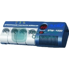 Стабилизатор RUCELF SRW-1000-D 1000ВА, диапазон 140-270,однофазный,управление релейное, дисплей,точность 220+-6%, КПД 98%.