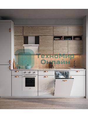 Вытяжка наклонная KRONA Liva 600 S черный, 60 см, 715 куб. м/ч, 52 дБ