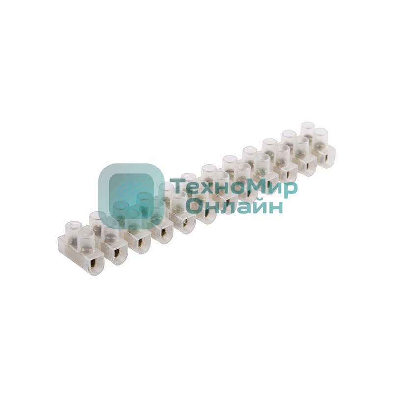 Клеммная колодка винтовая KВ-12 (4-12 мм²), ток 16 A, полиэтилен белый (ЗВИ) СМАРТКИП