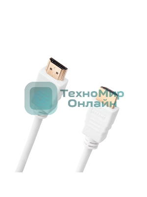 Кабель Rexant HDMI - HDMI 1.4, 2 м Gold белый