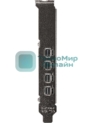 Видеокарта PNY GPU NVIDIA VCNT1000-8Gb-SB PCI-Express 3.0 x16, LP8 Gb GDDR6 128-bit, 4x Mini DP 1.4, 1x LP bracket.