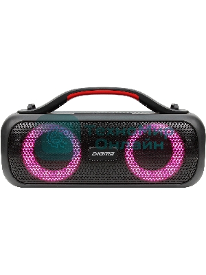 Колонка портативная Digma D-PS1531 черный/черный 40W 2.0 BT 10м 3000mAh