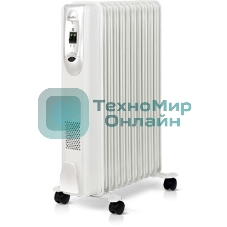 Обогреватель масляный Ballu Comfort BOH/CM-11WDN (11 секций) белый, 2200 Вт, 27 м2, термостат