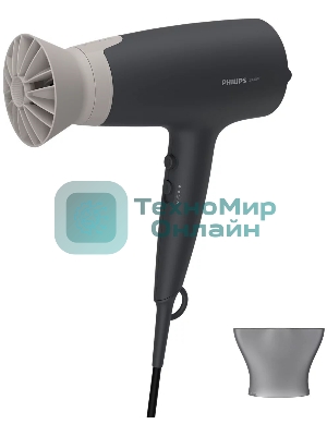 Фен Philips BHD351/10 черный, 2100 Вт, ионизация
