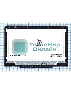 Модуль (матрица + тачскрин) для Lenovo Yoga N23 черный c рамкой