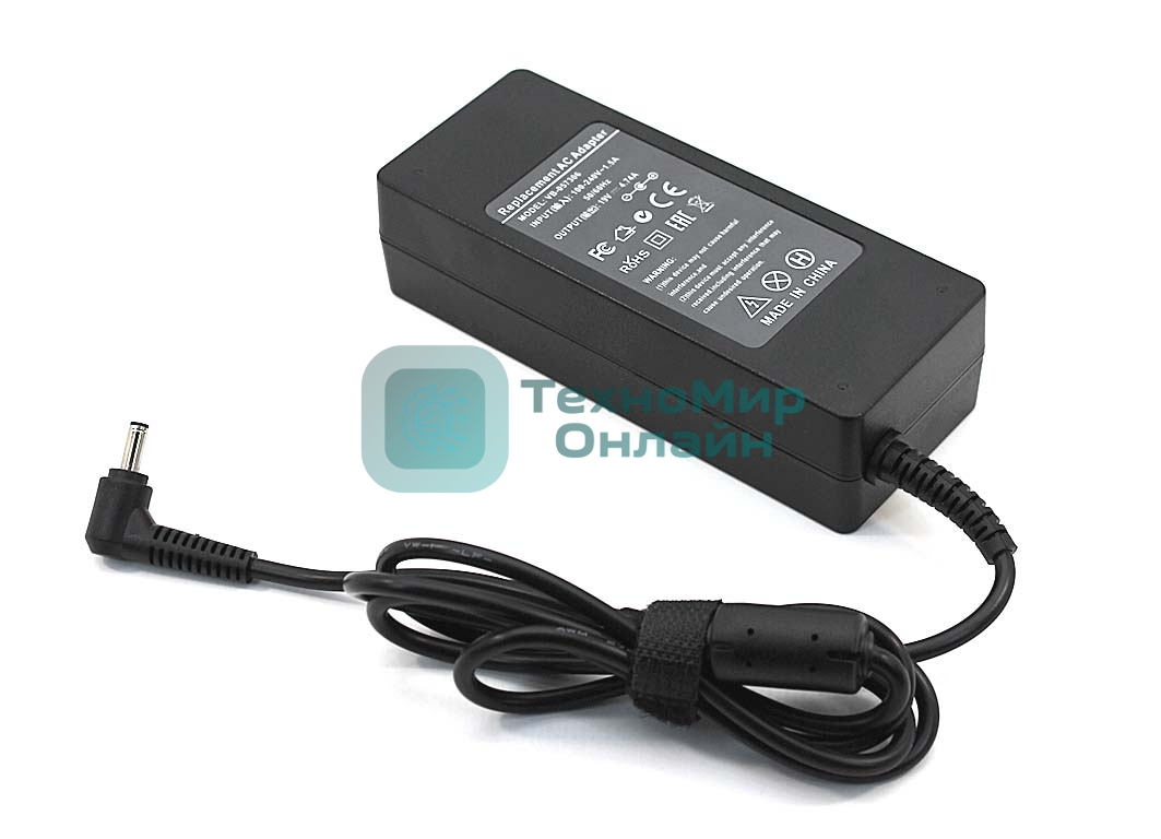 Блок питания (сетевой адаптер) для ноутбуков Asus 19V 4.74A 4.0x1.35мм 90W OEM