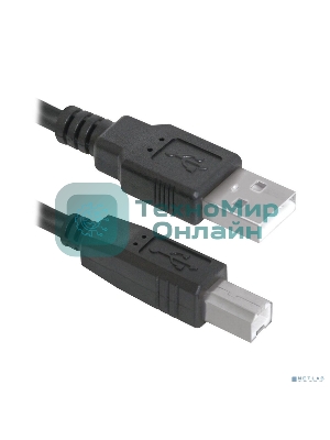 Кабель USB Defender USB04-10 USB2.0 AM-BM, 3.0м