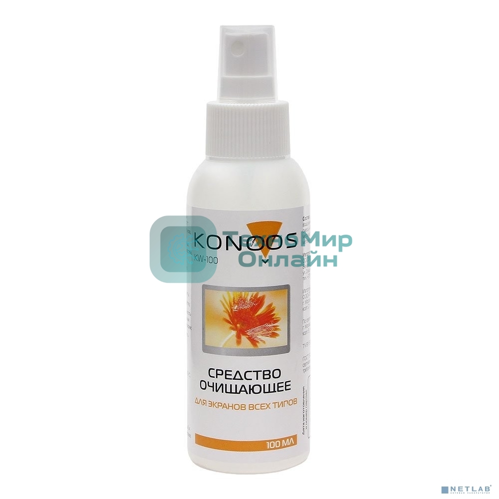 Cпрей для экранов Konoos KW-100, 100 мл