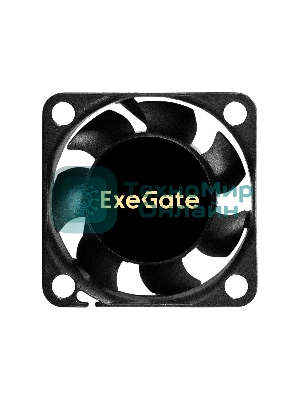 Вентилятор для корпуса ExeGate EX04015B3P-24 черный, 40 мм, 7800 об/мин, 33.1 дБ, 3 pin