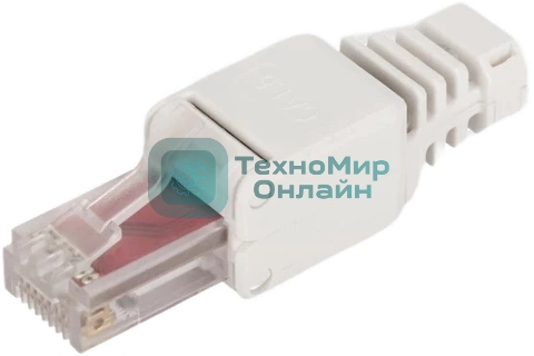 Коннектор Lanmaster LAN-TMP-S6 полевой RJ45 кат.6 STP бел. (упак.:1шт)