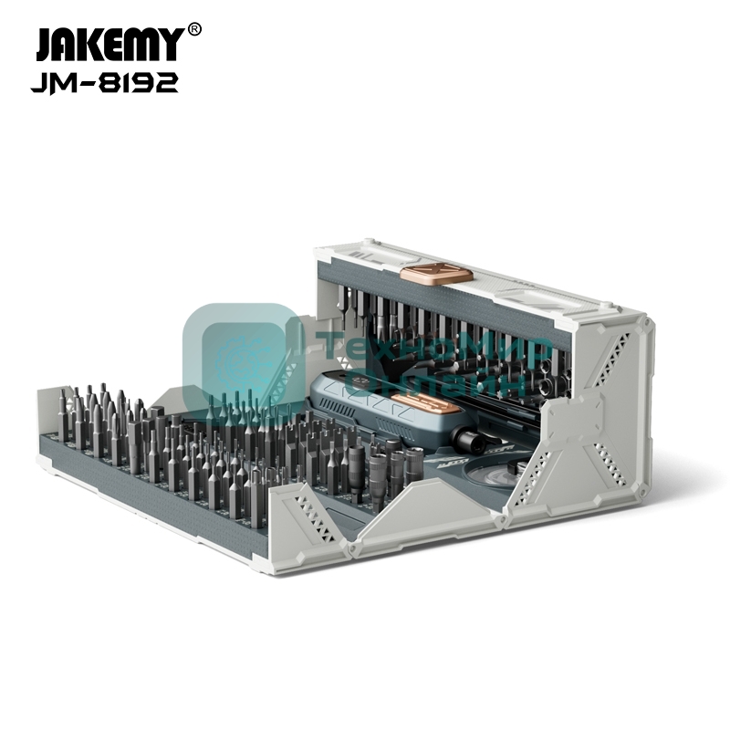 Отвертка с набором бит Jakemy JM-8192 180 в 1