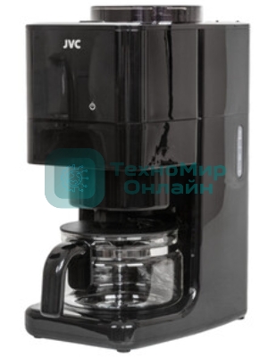Кофеварка капельная JVC JK-CF37 черный, зерновой/молотый, 0.6 л, 730 Вт