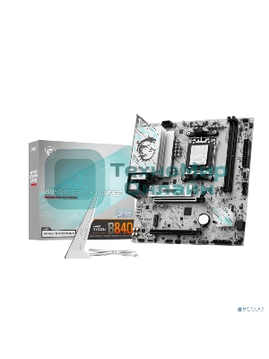 Материнская плата MSI B840M GAMING WIFI6E, AM5, AMD B840, 2xDDR5, 4xSATA, 2xM.2, 1xPCIe 4.0 x16, 1xPCIe 3.0 x4, 1xDP, 1xHDMI, 1x2.5Gb LAN, Wi-Fi 6E, Bluetooth 5.3, 4xUSB-A 5Gbps, 2xUSB-A 2.0, 2x3.5 мм, 7.1, mATX