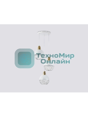 Светильник Ambrella light TR8503/3 WH/CP белый/медь E27/3 max 60W D410*1000