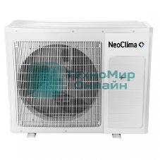Кондиционер сплит-система Neoclima NS/NU-HAX07R 7000 BTU, 22 м², 26/40 дБ, охлаждение, обогрев, осушение, белый