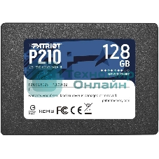 Накопитель SSD Patriot P210, 128Gb, SATA III, 2.5