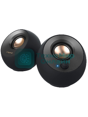 Колонки Creative Pebble V2 MF1695 2.0 черный 8Вт