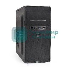 Компьютерный корпус Minitower ExeGate EX286438RUS BA-309U2-350W-8 (mATX, БП AA350 с вент. 8см, 1хUSB+2хUSB 3.0, HD аудио, черный)
