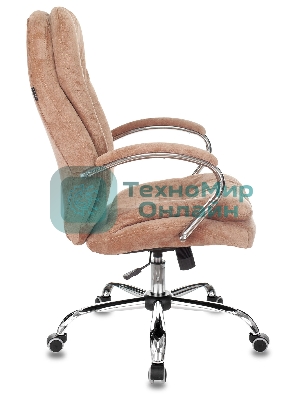 Кресло Бюрократ T-9950SL Fabric Velvet 90 светло-коричневый, ткань
