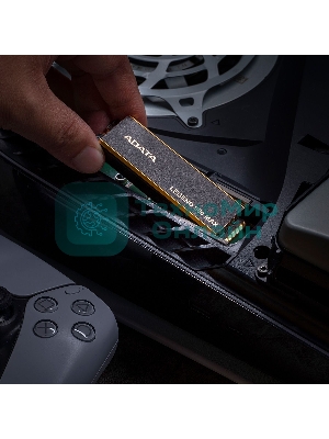 Накопитель SSD ADATA LEGEND 960 MAX, 4Tb, M.2 2280, PCIe 4.0 x4, NVMe, R/W 7400/6800, с радиатором