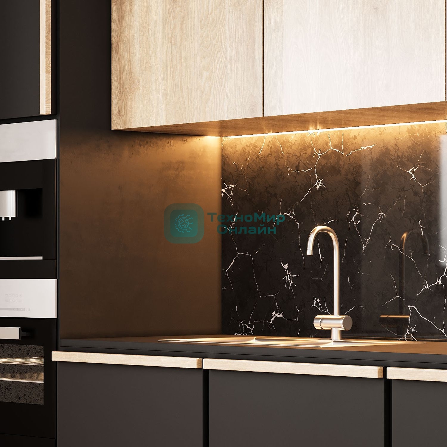 Лента светодиодная Basic Gauss 12V 9,6W/m 624lm/m 3000K IP20 LED 2m 1/100