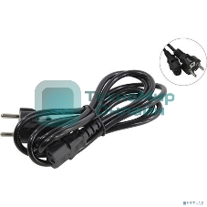 Кабель питания ExeGate Power PC-1,8P (Евровилка Schuko->С13) VDE-250V-3*0.75-CU, 10A, черный, 1.8м