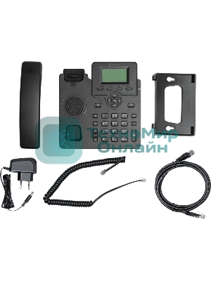 Телефон IP Флат Flat-Phone-C10/RU черный