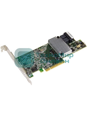 Контроллер MegaRAID SAS 9361-8i SGL (8-Port Int, 12Gb/s SATA+SAS, PCIe 3.0, 1Gb DDRIII, MegaRAID SAS 9361-8i, Quick Installation Guide, LP Bracket)