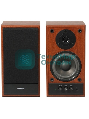Акустическая система SVEN SPS-702 2.0 коричневый/орех 40Вт