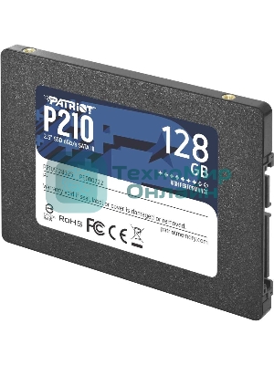 Накопитель SSD Patriot P210, 128Gb, SATA III, 2.5