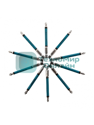 Набор бит Gross 11263 Ph2x90, сталь S2, 10 шт