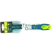 Отвертка Сибртех, PH1 х 100 мм, CrV, двухкомпонентная рукоятка