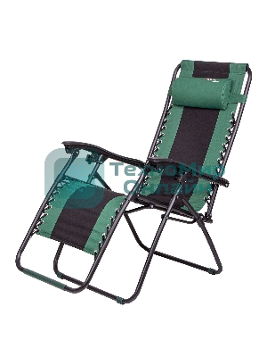 Кресло-шезлонг Palisad Camping складное, многопозиционное 160х63,5х109 cм