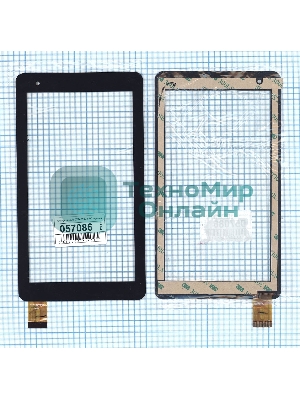 Сенсорное стекло (тачскрин) OLM-070A0933-FPC. черное