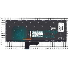 Клавиатура для ноутбука Lenovo IdeaPad Yoga 2 13 ST1C3B черная с подсветкой