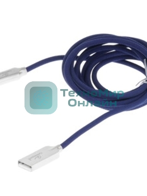 Кабель USB2.0 Cablexpert CC-P-mUSB02Bl-1.8M, AM/microB, серия Platinum, длина 1.8м, синий, блистер